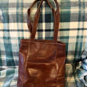 Frye Brown Leather Shoulder Bag
